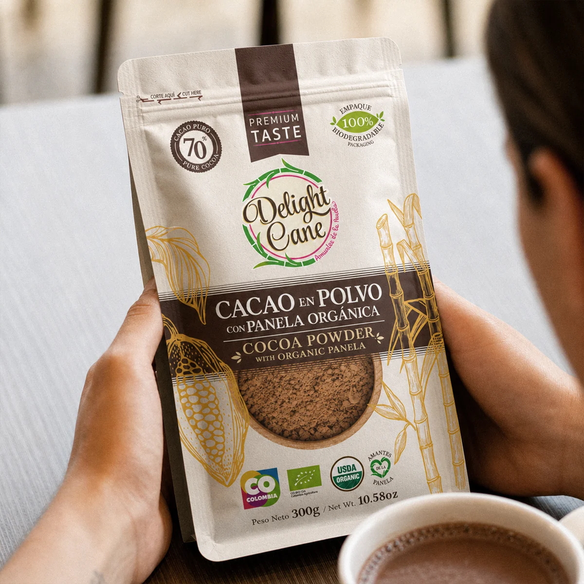 Extensión del sistema Delight Cane a una referencia de cacao.